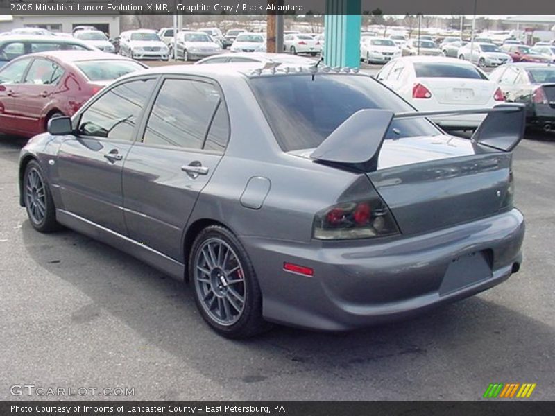 Graphite Gray / Black Alcantara 2006 Mitsubishi Lancer Evolution IX MR