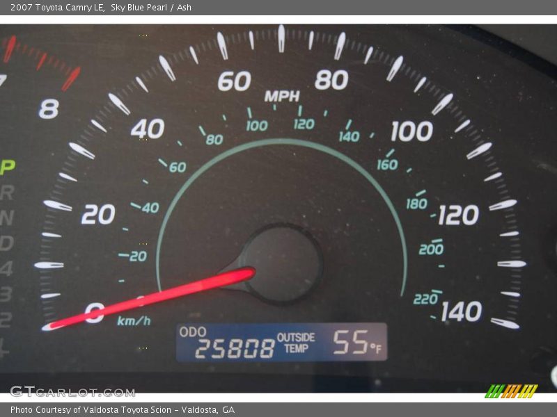 Sky Blue Pearl / Ash 2007 Toyota Camry LE