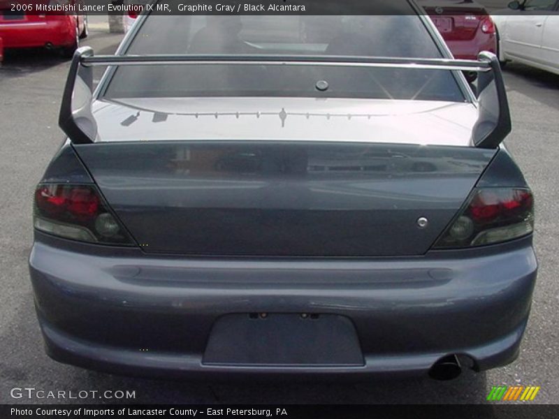 Graphite Gray / Black Alcantara 2006 Mitsubishi Lancer Evolution IX MR