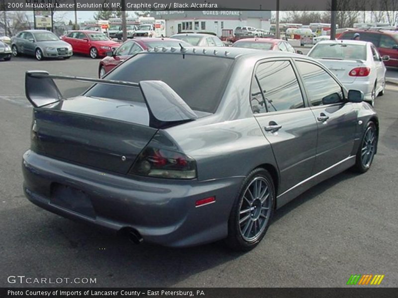 Graphite Gray / Black Alcantara 2006 Mitsubishi Lancer Evolution IX MR