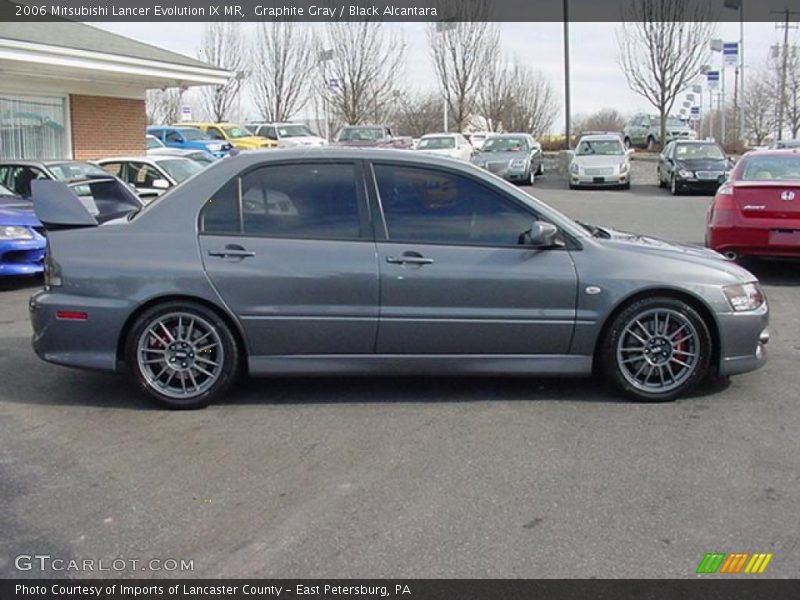 Graphite Gray / Black Alcantara 2006 Mitsubishi Lancer Evolution IX MR