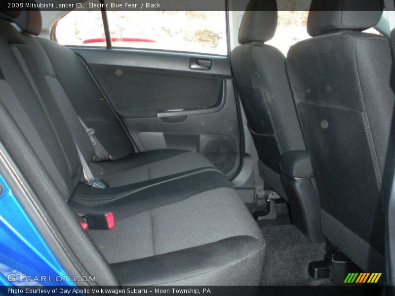 Electric Blue Pearl / Black 2008 Mitsubishi Lancer ES