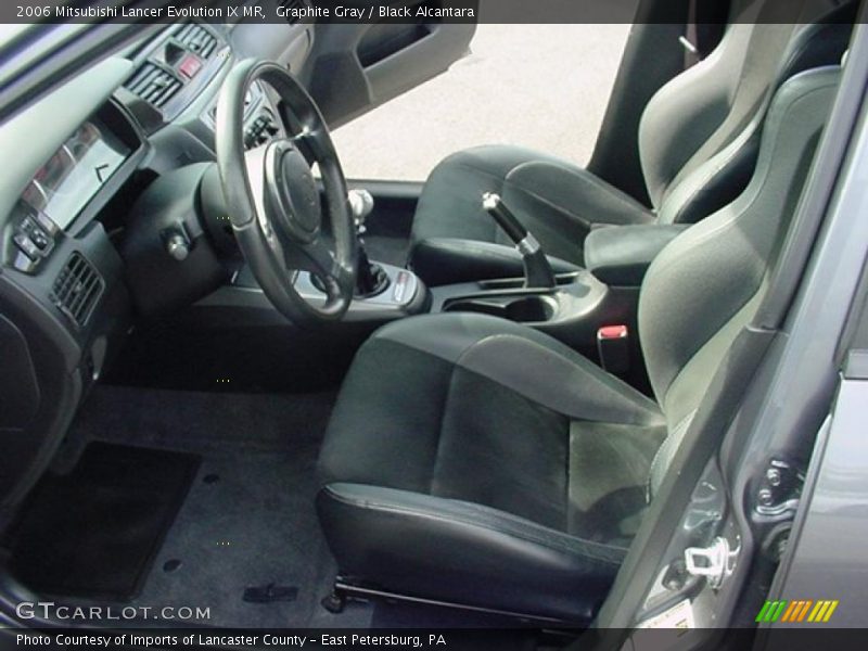 Graphite Gray / Black Alcantara 2006 Mitsubishi Lancer Evolution IX MR