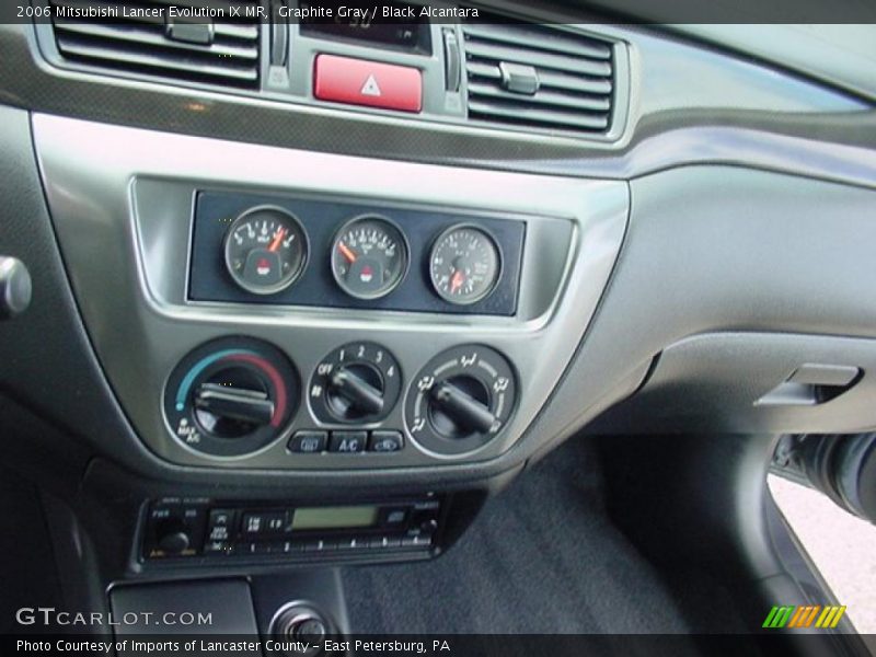 Graphite Gray / Black Alcantara 2006 Mitsubishi Lancer Evolution IX MR