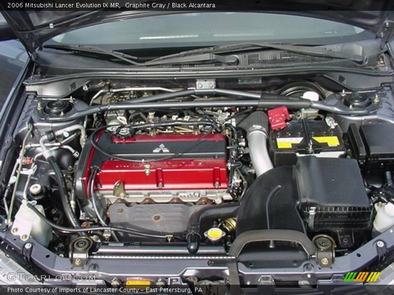 Graphite Gray / Black Alcantara 2006 Mitsubishi Lancer Evolution IX MR