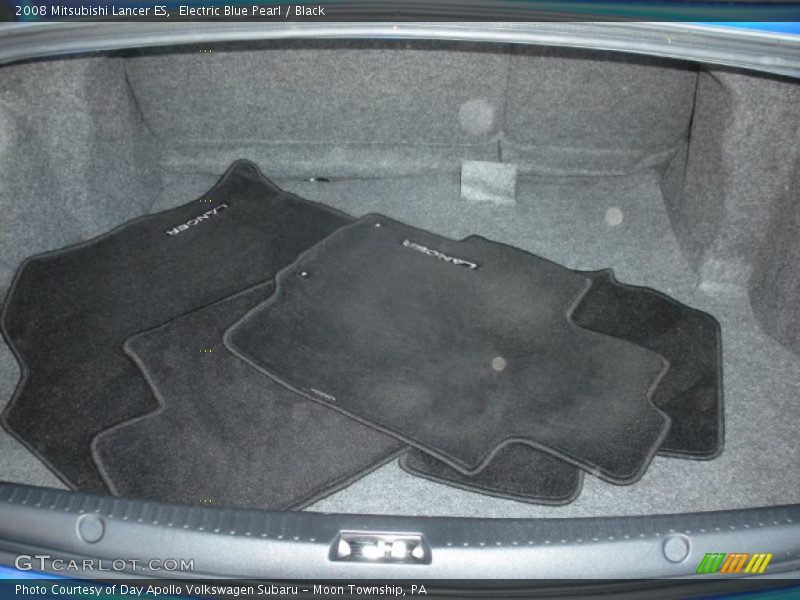 Electric Blue Pearl / Black 2008 Mitsubishi Lancer ES