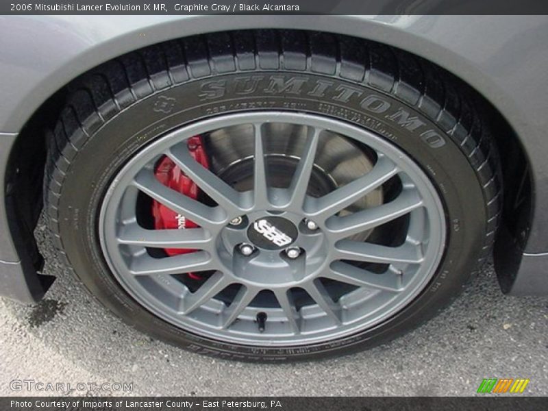 Graphite Gray / Black Alcantara 2006 Mitsubishi Lancer Evolution IX MR