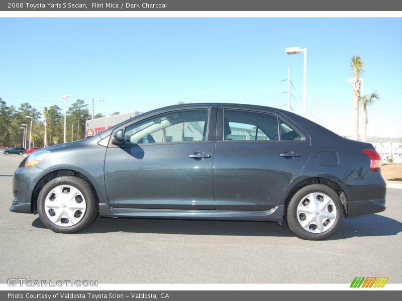 Flint Mica / Dark Charcoal 2008 Toyota Yaris S Sedan