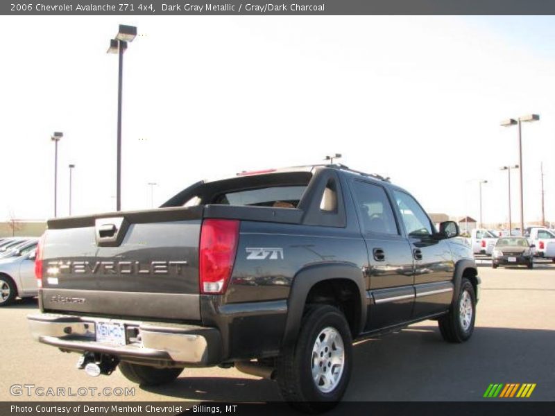 Dark Gray Metallic / Gray/Dark Charcoal 2006 Chevrolet Avalanche Z71 4x4