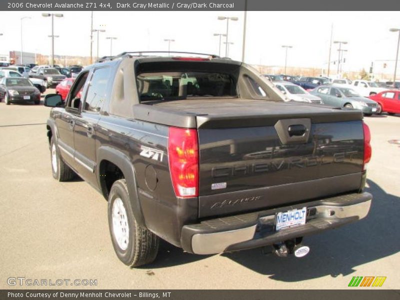 Dark Gray Metallic / Gray/Dark Charcoal 2006 Chevrolet Avalanche Z71 4x4