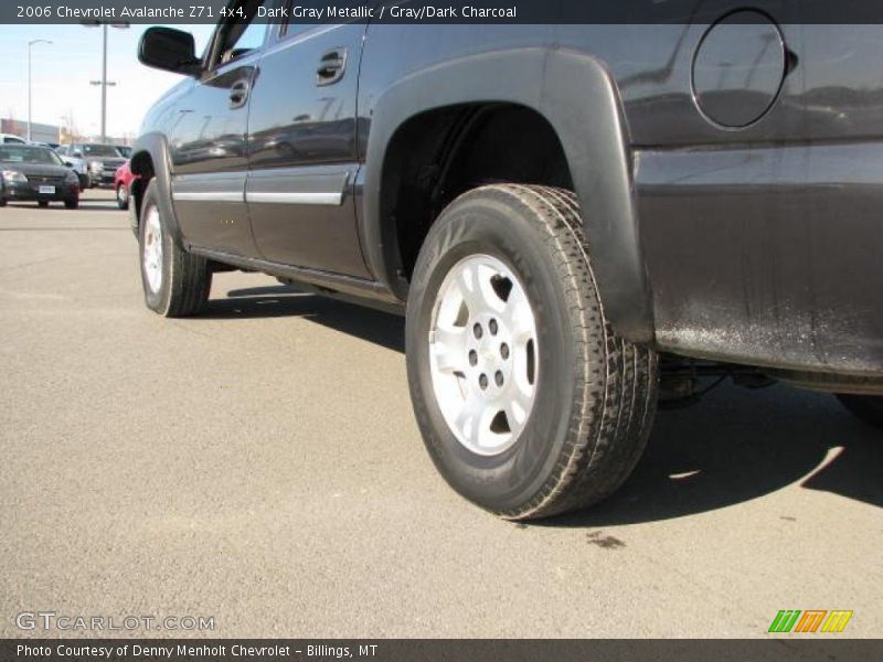 Dark Gray Metallic / Gray/Dark Charcoal 2006 Chevrolet Avalanche Z71 4x4