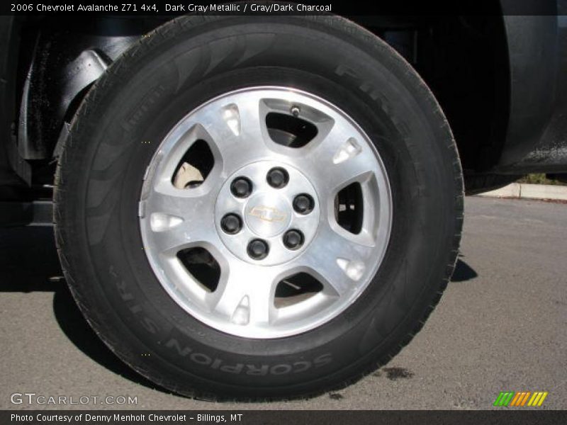 Dark Gray Metallic / Gray/Dark Charcoal 2006 Chevrolet Avalanche Z71 4x4