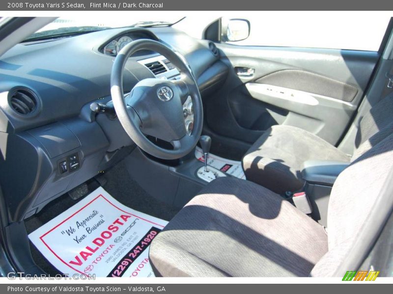Flint Mica / Dark Charcoal 2008 Toyota Yaris S Sedan