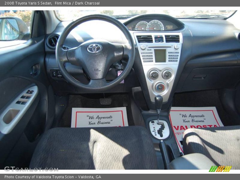 Flint Mica / Dark Charcoal 2008 Toyota Yaris S Sedan