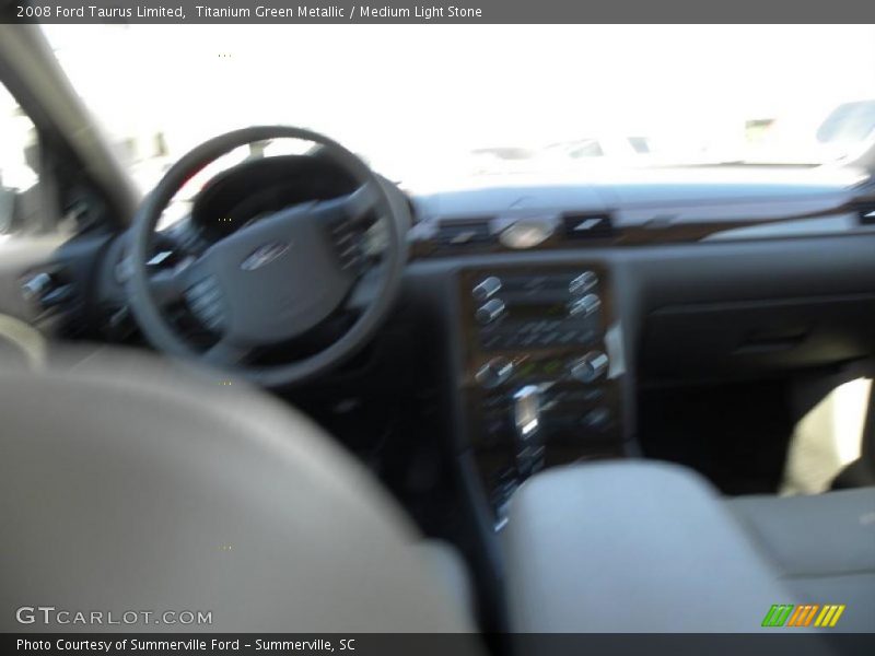 Titanium Green Metallic / Medium Light Stone 2008 Ford Taurus Limited
