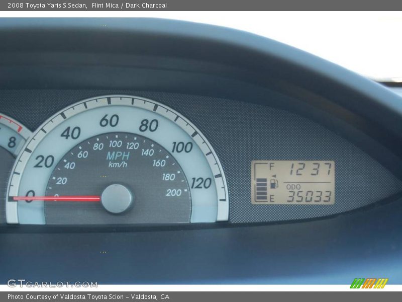 Flint Mica / Dark Charcoal 2008 Toyota Yaris S Sedan