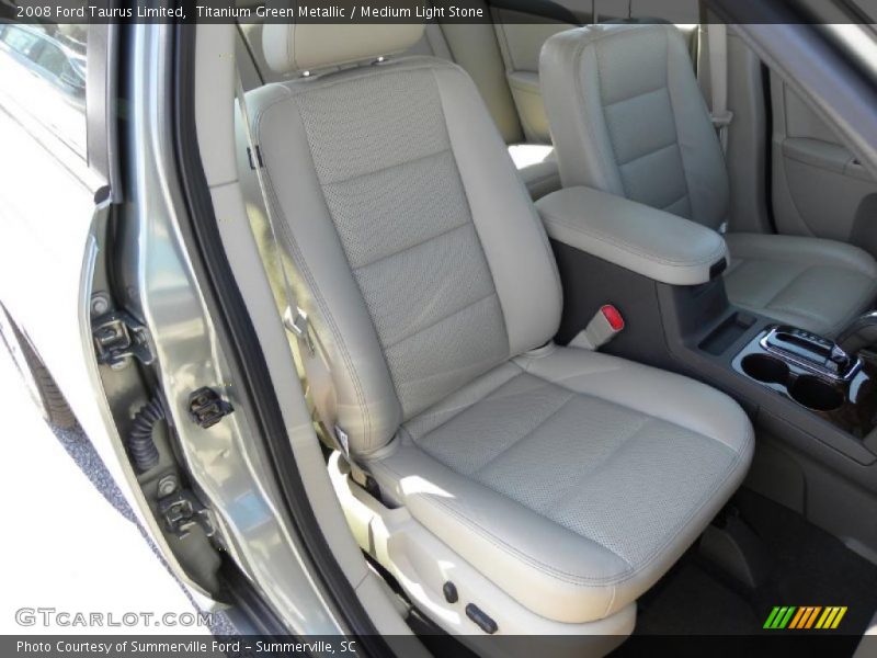 Titanium Green Metallic / Medium Light Stone 2008 Ford Taurus Limited