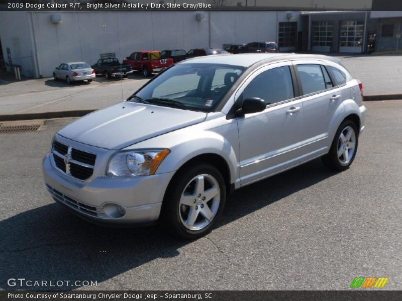 Bright Silver Metallic / Dark Slate Gray/Blue 2009 Dodge Caliber R/T