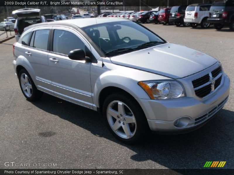 Bright Silver Metallic / Dark Slate Gray/Blue 2009 Dodge Caliber R/T