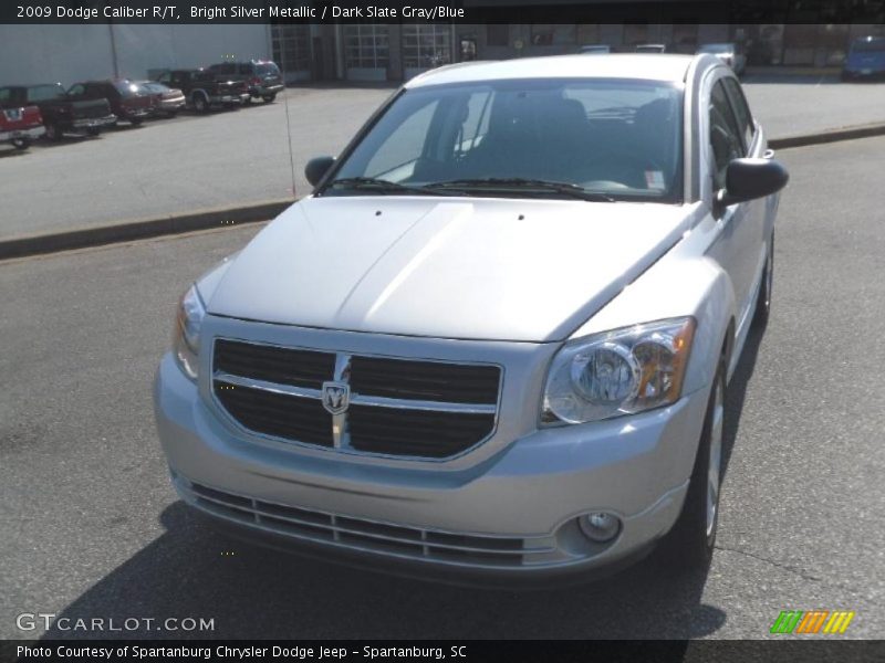 Bright Silver Metallic / Dark Slate Gray/Blue 2009 Dodge Caliber R/T