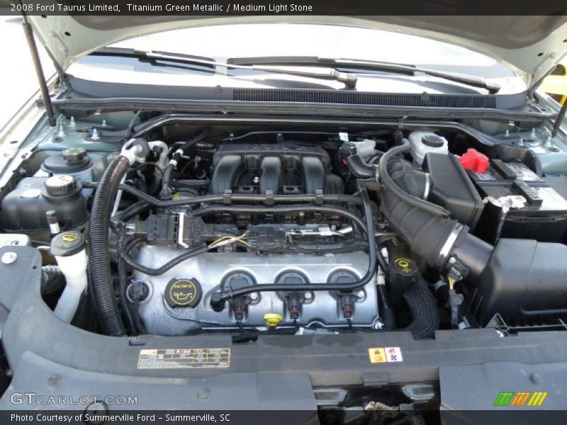 Titanium Green Metallic / Medium Light Stone 2008 Ford Taurus Limited