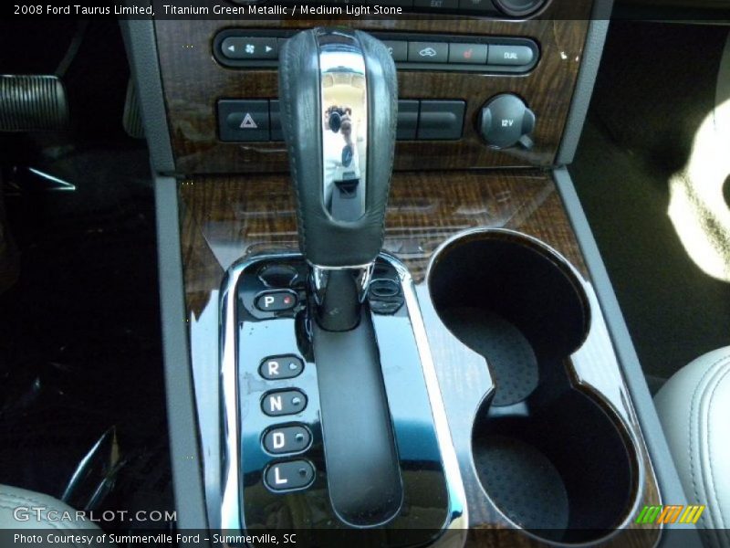 Titanium Green Metallic / Medium Light Stone 2008 Ford Taurus Limited