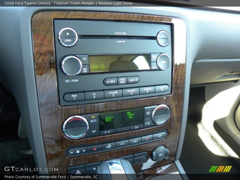 Titanium Green Metallic / Medium Light Stone 2008 Ford Taurus Limited