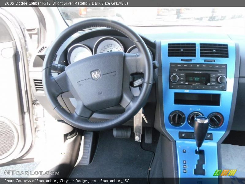 Bright Silver Metallic / Dark Slate Gray/Blue 2009 Dodge Caliber R/T