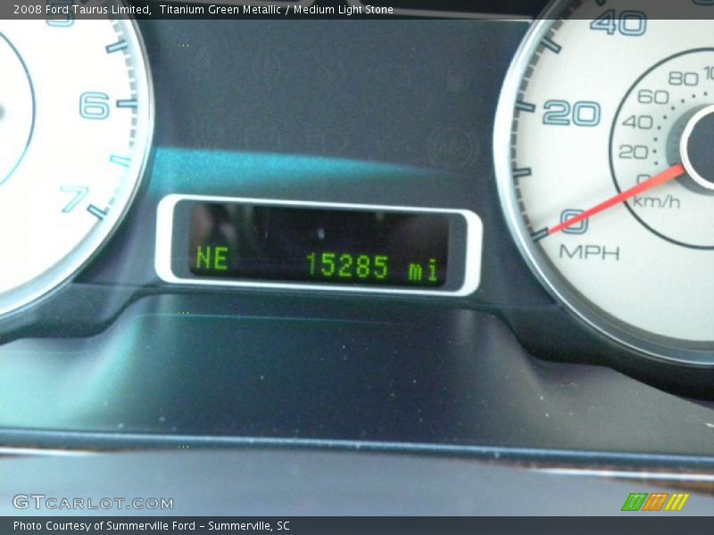 Titanium Green Metallic / Medium Light Stone 2008 Ford Taurus Limited