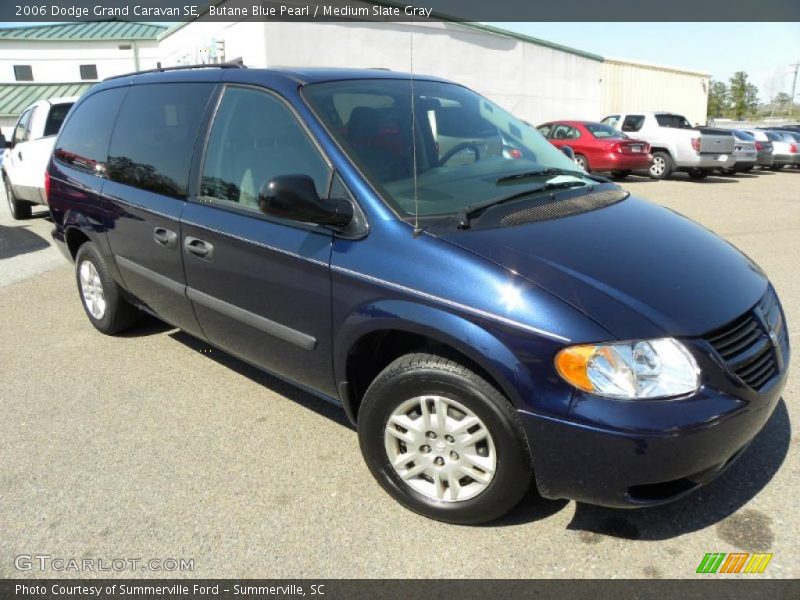 Butane Blue Pearl / Medium Slate Gray 2006 Dodge Grand Caravan SE