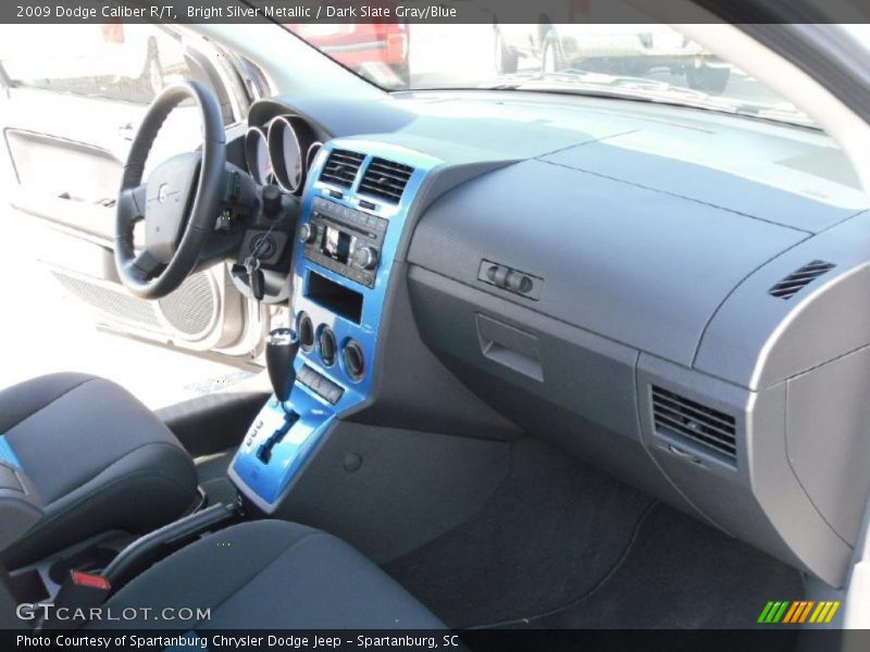 Bright Silver Metallic / Dark Slate Gray/Blue 2009 Dodge Caliber R/T