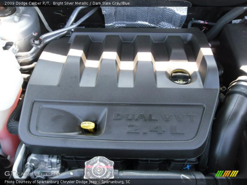 Bright Silver Metallic / Dark Slate Gray/Blue 2009 Dodge Caliber R/T