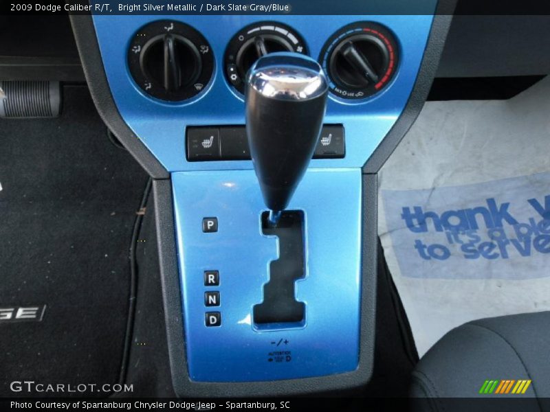 Bright Silver Metallic / Dark Slate Gray/Blue 2009 Dodge Caliber R/T