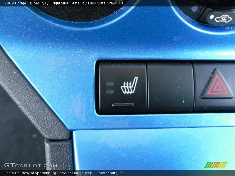 Bright Silver Metallic / Dark Slate Gray/Blue 2009 Dodge Caliber R/T