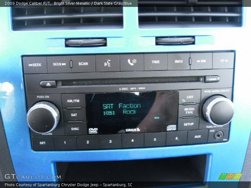 Bright Silver Metallic / Dark Slate Gray/Blue 2009 Dodge Caliber R/T