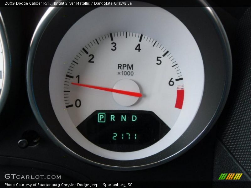 Bright Silver Metallic / Dark Slate Gray/Blue 2009 Dodge Caliber R/T