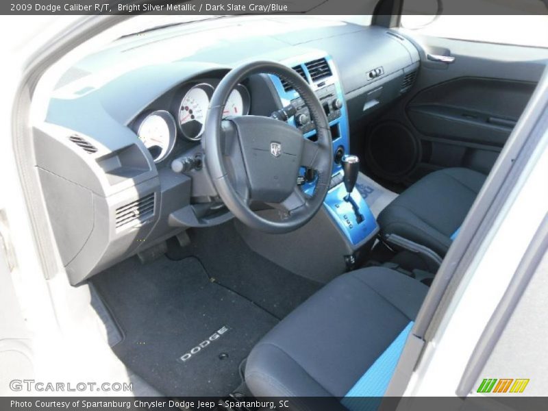 Bright Silver Metallic / Dark Slate Gray/Blue 2009 Dodge Caliber R/T