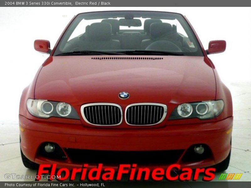 Electric Red / Black 2004 BMW 3 Series 330i Convertible