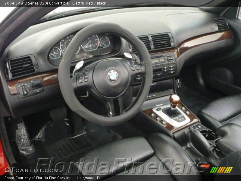 Electric Red / Black 2004 BMW 3 Series 330i Convertible