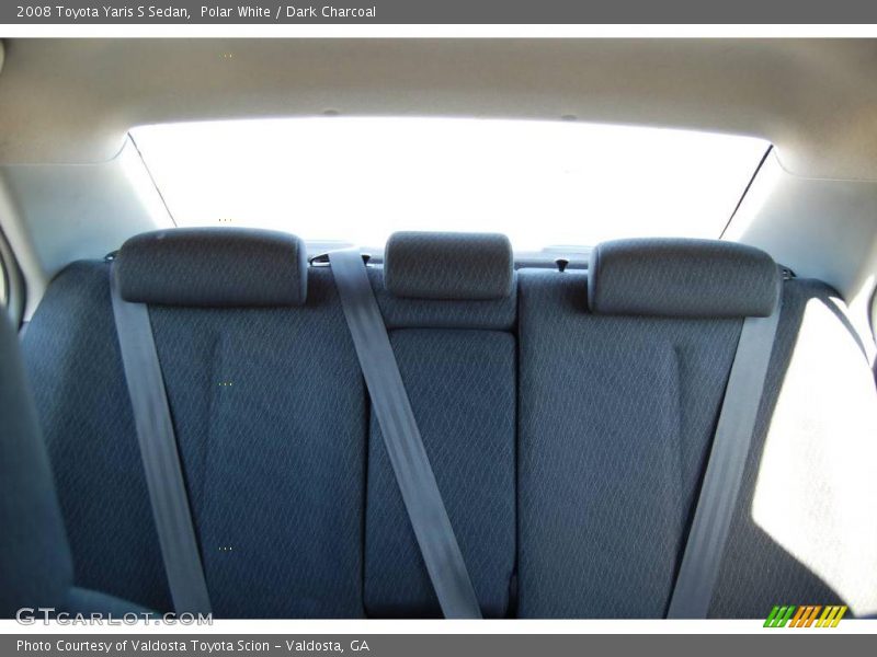 Polar White / Dark Charcoal 2008 Toyota Yaris S Sedan