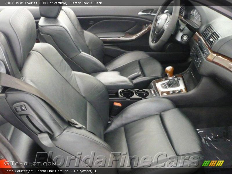 Electric Red / Black 2004 BMW 3 Series 330i Convertible