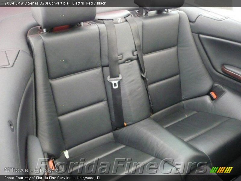 Electric Red / Black 2004 BMW 3 Series 330i Convertible