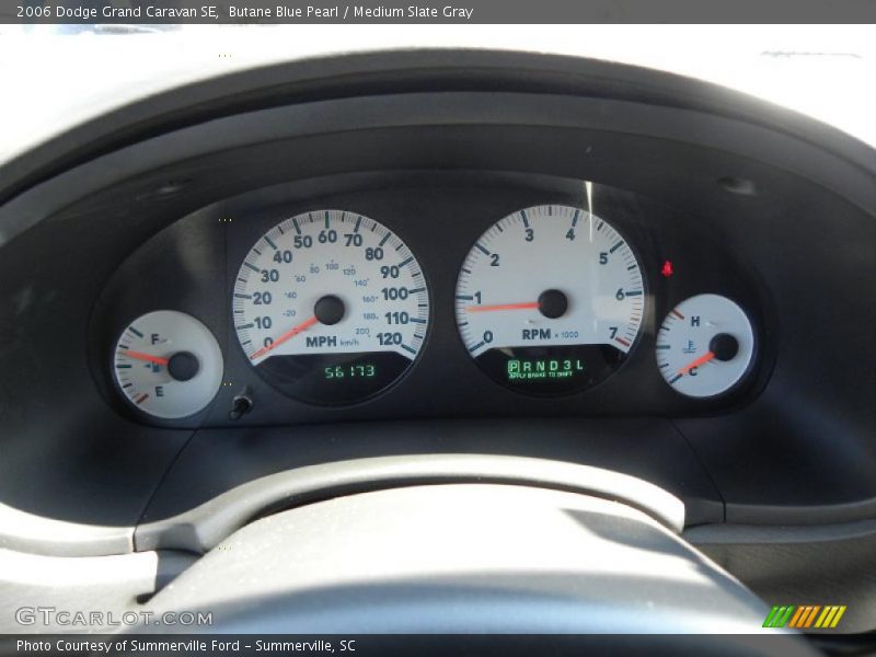 Butane Blue Pearl / Medium Slate Gray 2006 Dodge Grand Caravan SE