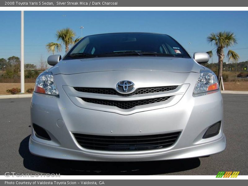 Silver Streak Mica / Dark Charcoal 2008 Toyota Yaris S Sedan