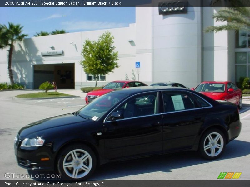 Brilliant Black / Black 2008 Audi A4 2.0T Special Edition Sedan