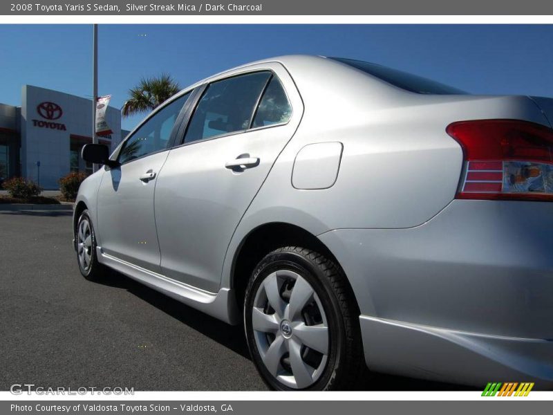 Silver Streak Mica / Dark Charcoal 2008 Toyota Yaris S Sedan