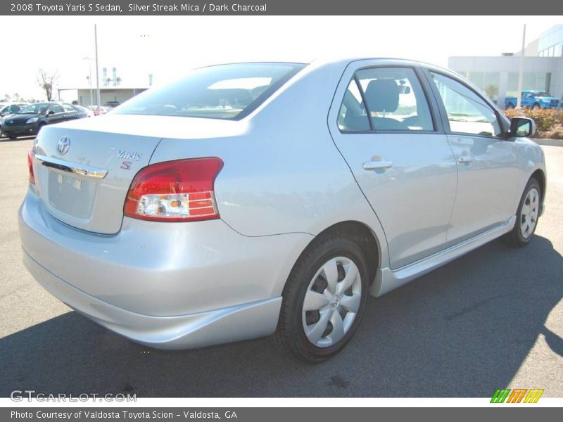 Silver Streak Mica / Dark Charcoal 2008 Toyota Yaris S Sedan