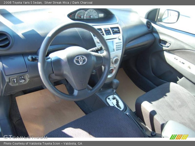 Silver Streak Mica / Dark Charcoal 2008 Toyota Yaris S Sedan