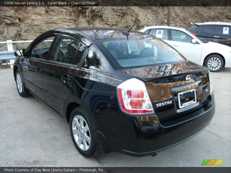 Super Black / Charcoal/Steel 2008 Nissan Sentra 2.0