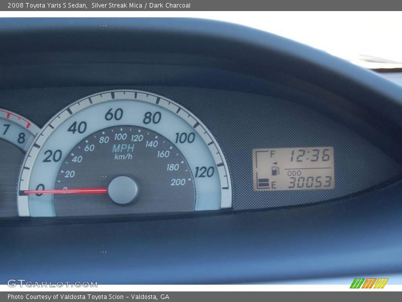 Silver Streak Mica / Dark Charcoal 2008 Toyota Yaris S Sedan